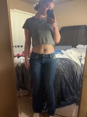 Miss Me Dark Blue Flare Jeans